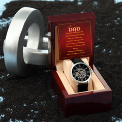 To My Dad – Luxury Watch With Heartfelt Message Card