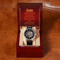 To My Dad – Luxury Watch With Heartfelt Message Card