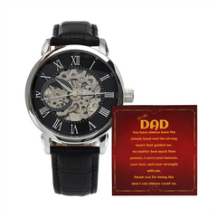 To My Dad – Luxury Watch With Heartfelt Message Card