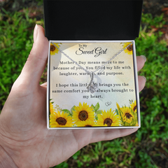 To My Sweet Girl - Alluring Beauty Necklace + Heartfelt Message