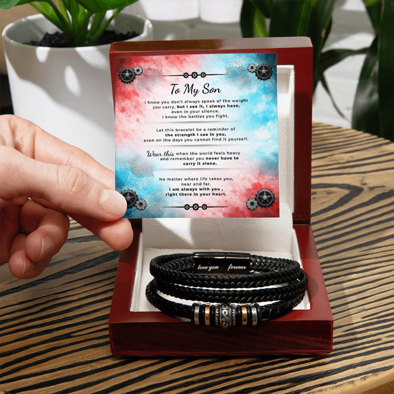 To My Son – You Never Walk Alone Bracelet