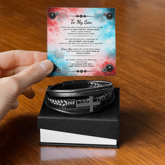 To My Son — Keep Sake Strength Bracelet — I'm Always With You